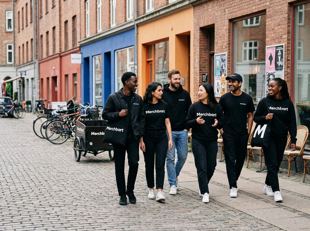 Hold i Scale-pakken: hoodie, t-shirt, tote bag og paraply