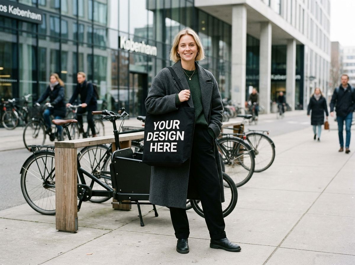 Tote bag med logo