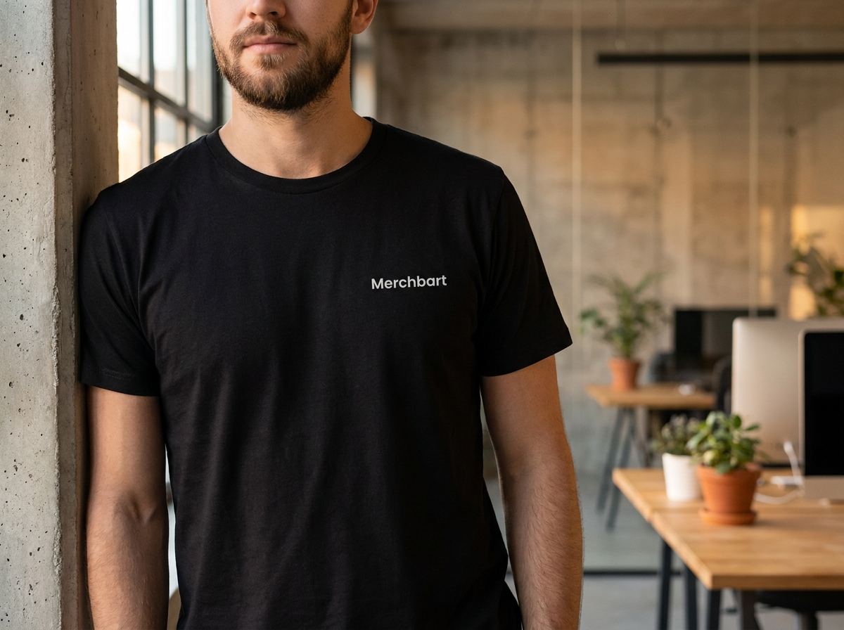 T-shirt med logo